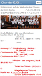 Mobile Screenshot of chor-djg-berlin.de